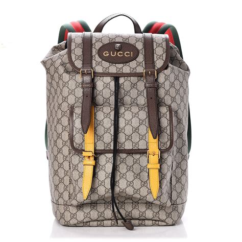 cheap gucci supreme backpack|gucci gg supreme canvas backpack.